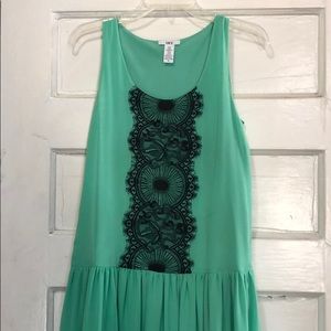 Green/ teal small dress